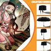 Custom Name Personalized Demon Slayer Print Umbrella, Auto Open Close, 8‑Rib Sturdy Frame, Commute Camping Hiking Use, Birthday Gift