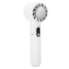 Handheld Cooling Fan 5 Speed Levels Adjustable USB Charging Portable Small Pocket Fan White