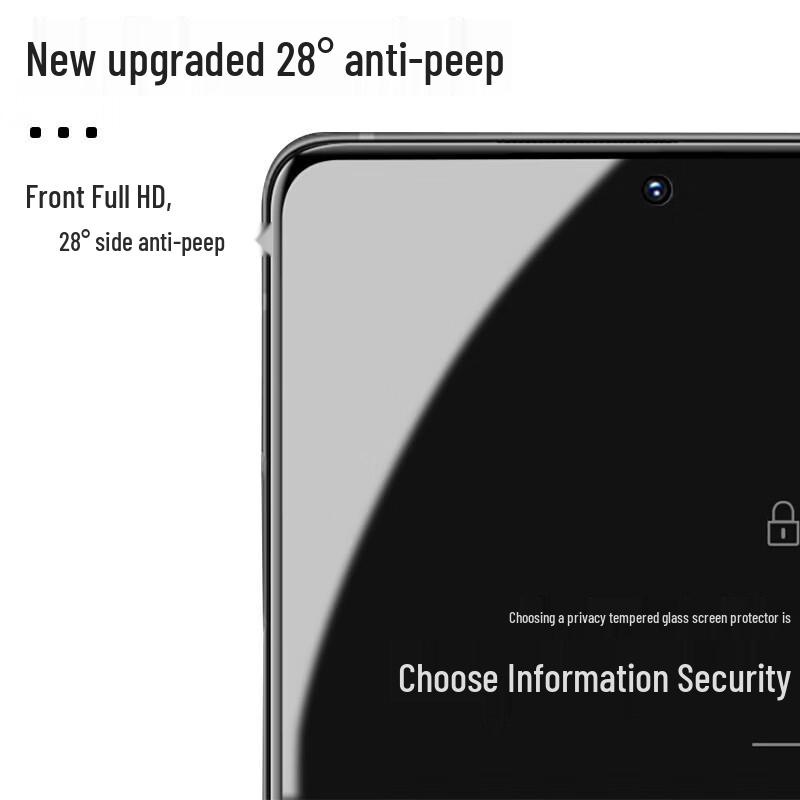 Защитное стекло Smorss Anti-Peep для экрана Honor Magic6 Pro