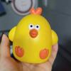 Аниме Игрушки для купания для малышей Желтый цыпленок Плавающие водные игрушки Игрушка для воды для ванной Игрушка для брызг водой Ванна