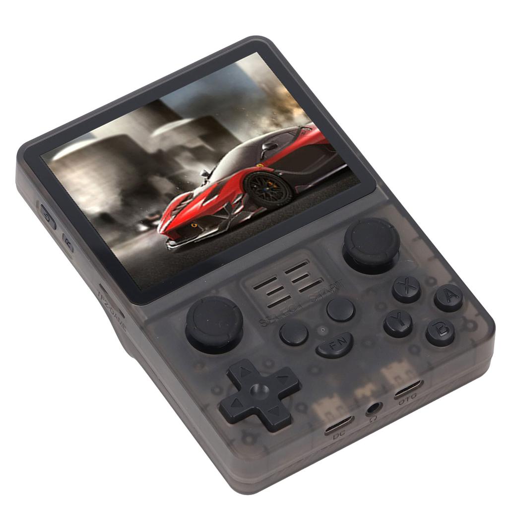 Портативная игровая консоль RGB20S, прозрачная, черная, 640x480, 3,5-дюймовый IPS-экран, 3500 мАч, портативная игровая консоль
