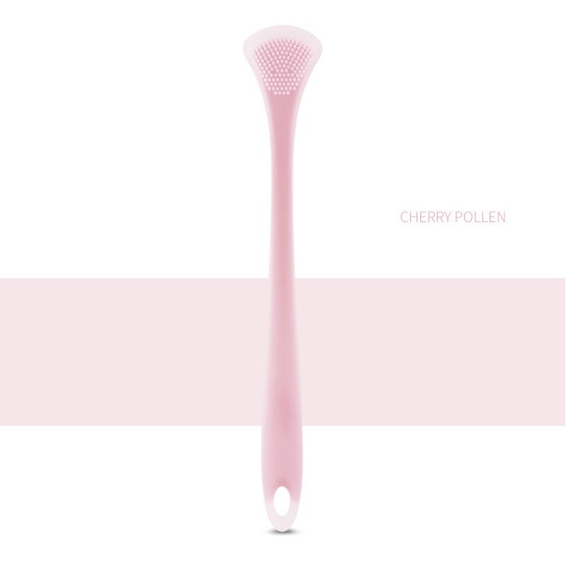 Щетка для чистки языка Мягкий силиконовый инструмент для чистки языка Двусторонняя чистка Массаж Скребок для языка Инструмент для ухода за полостью рта