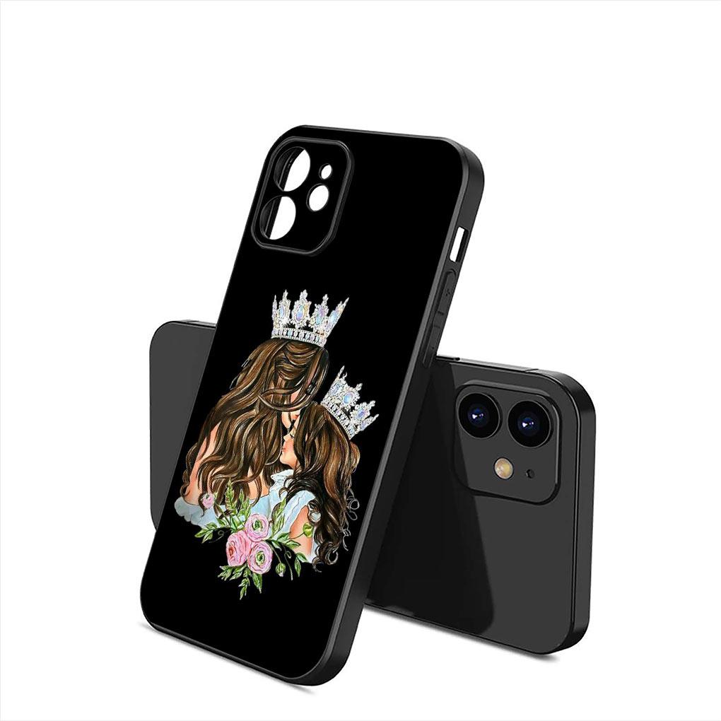 Woman Baby Girl Mom Family Boy Soft Phone Cover for Apple iPhone 15 14 Plus 13 12 Mini Pro Max XR + 13Pro 14+ 15+ Silicone Case