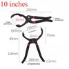 1pc 10 Inch/12 Inch Oil Filter Clamp Type Wrench Auto Repair And Maintenance Tool Oil Grid Pliers Car Disassembly Hand Tools