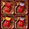 Chinese Style Horse Year Money Envelope Cartoon Creative Lucky Red Pocket Festival Thickened Cloth Red Envelope Chinese New Year