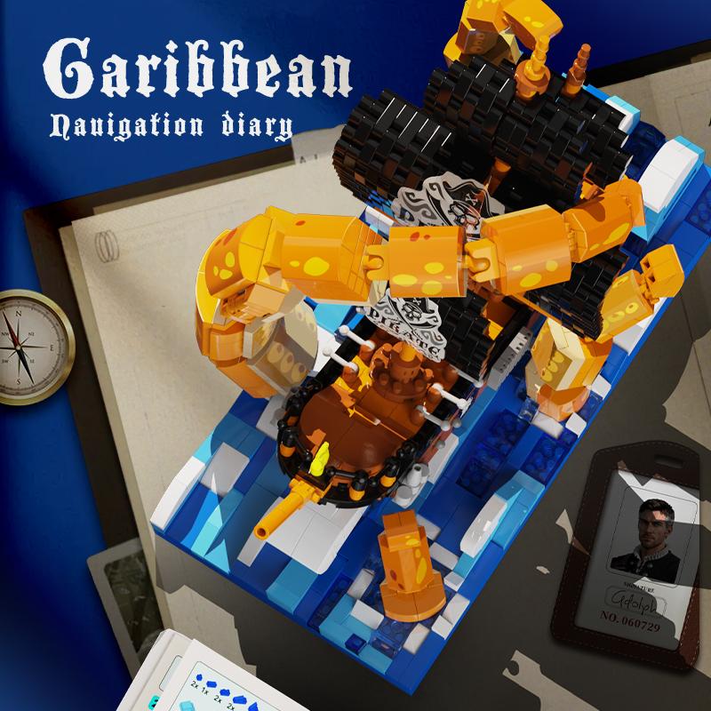 Атака Кракена Пиратский Корабль MOC Строительные Блоки 3D Морское Чудовище Модель Лодки DIY Кубики Конструктор Креативный Подарок для Взрослых Мальчиков