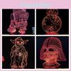 Night 3d Element Light Led Lamp Bedroom Decoration Gift Creativity