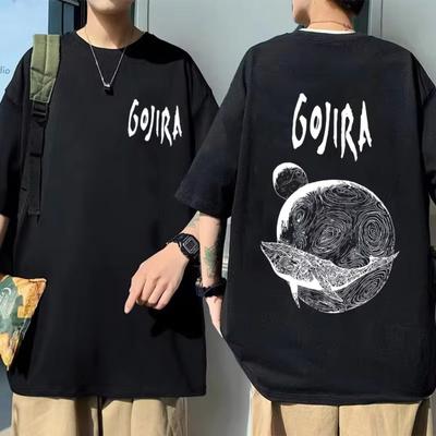 Ограниченный выпуск Рок-метал группы Gojira Альбом From Mars To Sirius Печать на футболке Мужская Женская Классическая Винтажная Оверсайз Футболка
