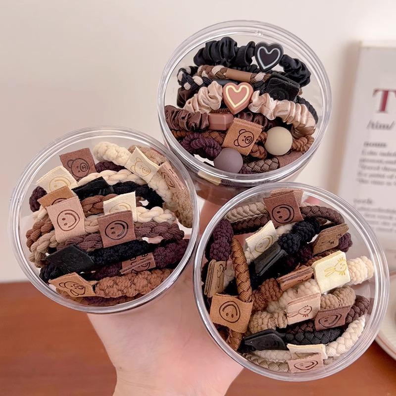 High Elasticity Hair Tie: Versatile Rubber Band Scrunchie for Women & Girls 2025