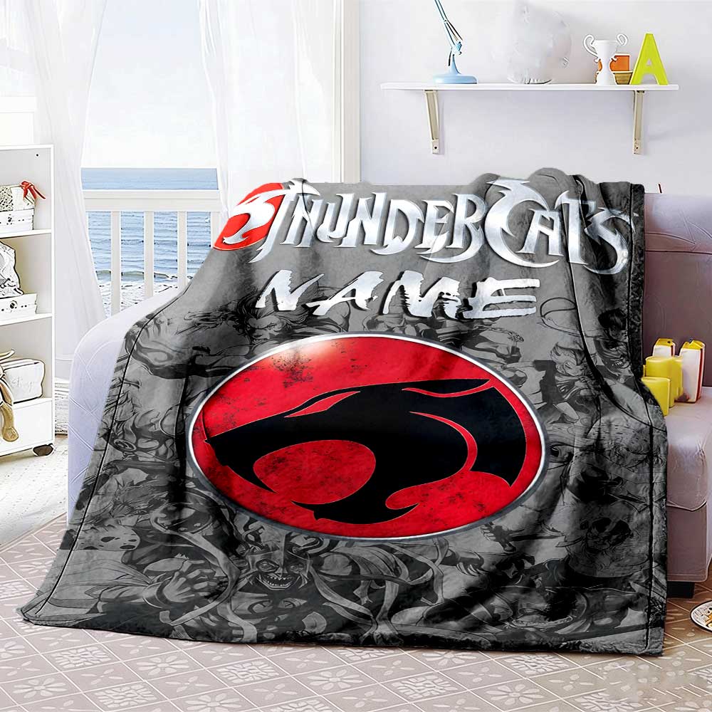 Warner Bros. Works (13) Personalized Name Blanket Cozy Personalized Blanket Soft & Cozy Versatile for Living Room Office Chair Nap Bed