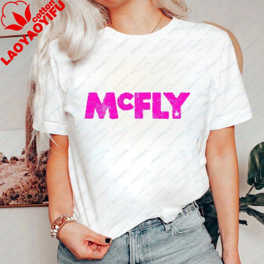 McFlys Unique Musical Charm Wild and Masculine Style Classic Cotton Shortsleeved Tshirt Suitable for Both Unisex and WoUnisex