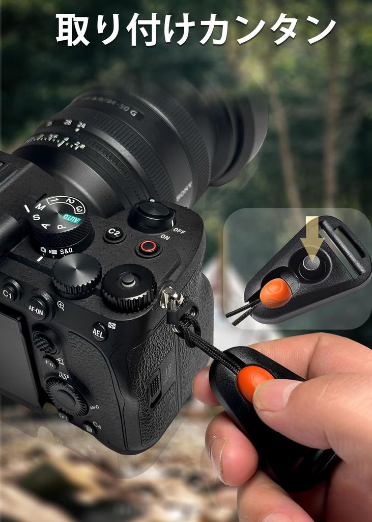 Camera Strap Paracord Knitted Hand Quick Attachment and the Included Adapter Can Be Used with Most SLR Making Installation Stylish Metal Parts Are