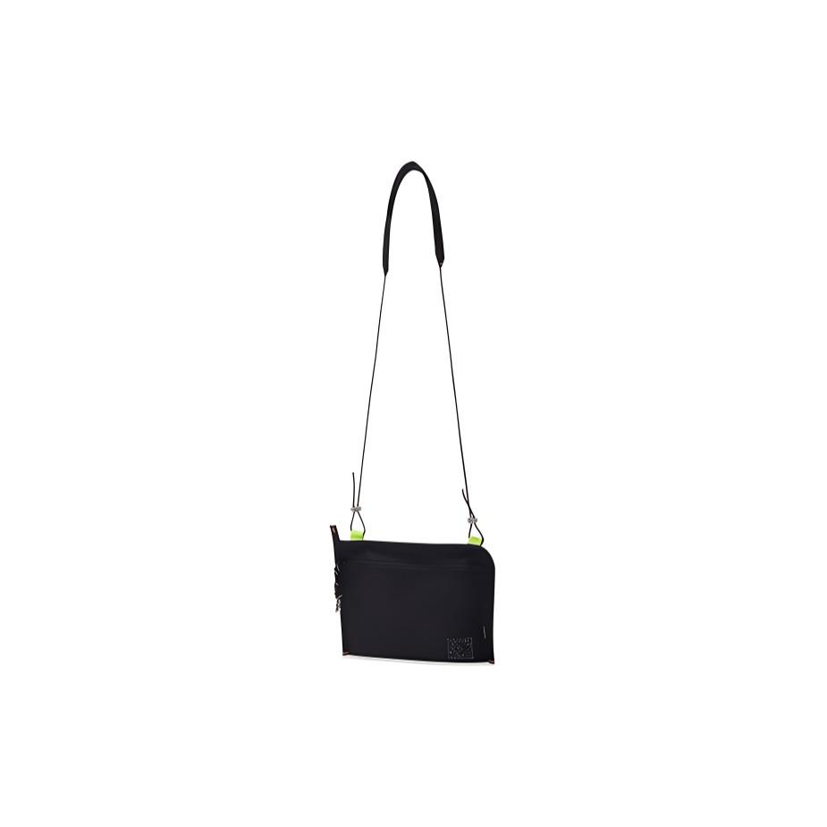 Converse Sports Casual Portable Zipper Shoulder Crossbody Bag Unisex bags Black 10019920-A01
