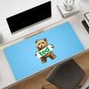 Cartoon TTed Mouse Pad Nonslip Rubber Computer Mat Gamer Balance Decoracion Deskmat Laptop Office Large