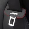 ALG4 Крышка Пряжки Ремень Безопасности Сиденья с Логотипом Автомобиля Jeep Аксессуары для Интерьера Для Jeep Renegade Wrangler JL JK Patriot Willys Liberty Rubicon