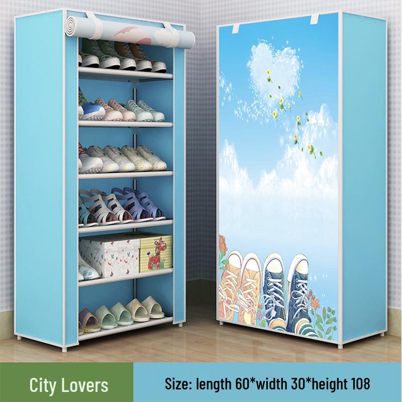 Ya Ruifan F Multi-layer Dustproof Shoe Rack for Dormitory & Foyer