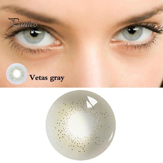 1 пара контактных линз диаметром 8,5 мм, цветные, удобные в ношении, многофункциональные носочные линзы с неионогенным гидрогелем для повседневной жизни