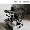 DOD Tequila Rack TB2-477-BK Black (W115 x D32.5 x H41cm)