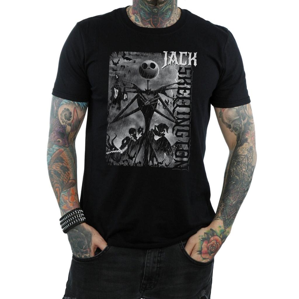 Disney Mens Nightmare Before Christmas Skellington T-Shirt