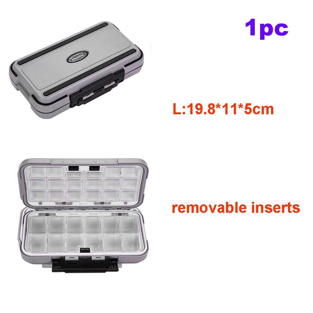 Plastic Luya Waterproof Double Side Storage Lure Case Fishing Box Bait Container Fishhook Case