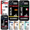 Лондон Торонто Чехол-кошелек для посадочного талона Для Samsung Galaxy S25 S24 Ultra S20 S21 S22 S23 Plus S9 S10 S24 FE S25 FE Чехол Coque