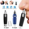 A/B Style Optional Electric Neck Eyebrow Nose Hair Trimmer Safety Face Care Nose Hair Trimmer for Men, Shaving Hair Removal Razor Beard
