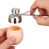 Creative Kitchen Tools Metal Opener Eggshell Cutter Double Head Egg Topper Shell Openers Household Convenience Small Tools