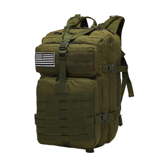 Outdoor Travel Backpack Waterproof Oxford Cloth 45L Large Capacity Multi-Pocket Design Quilted Shoulder Straps for