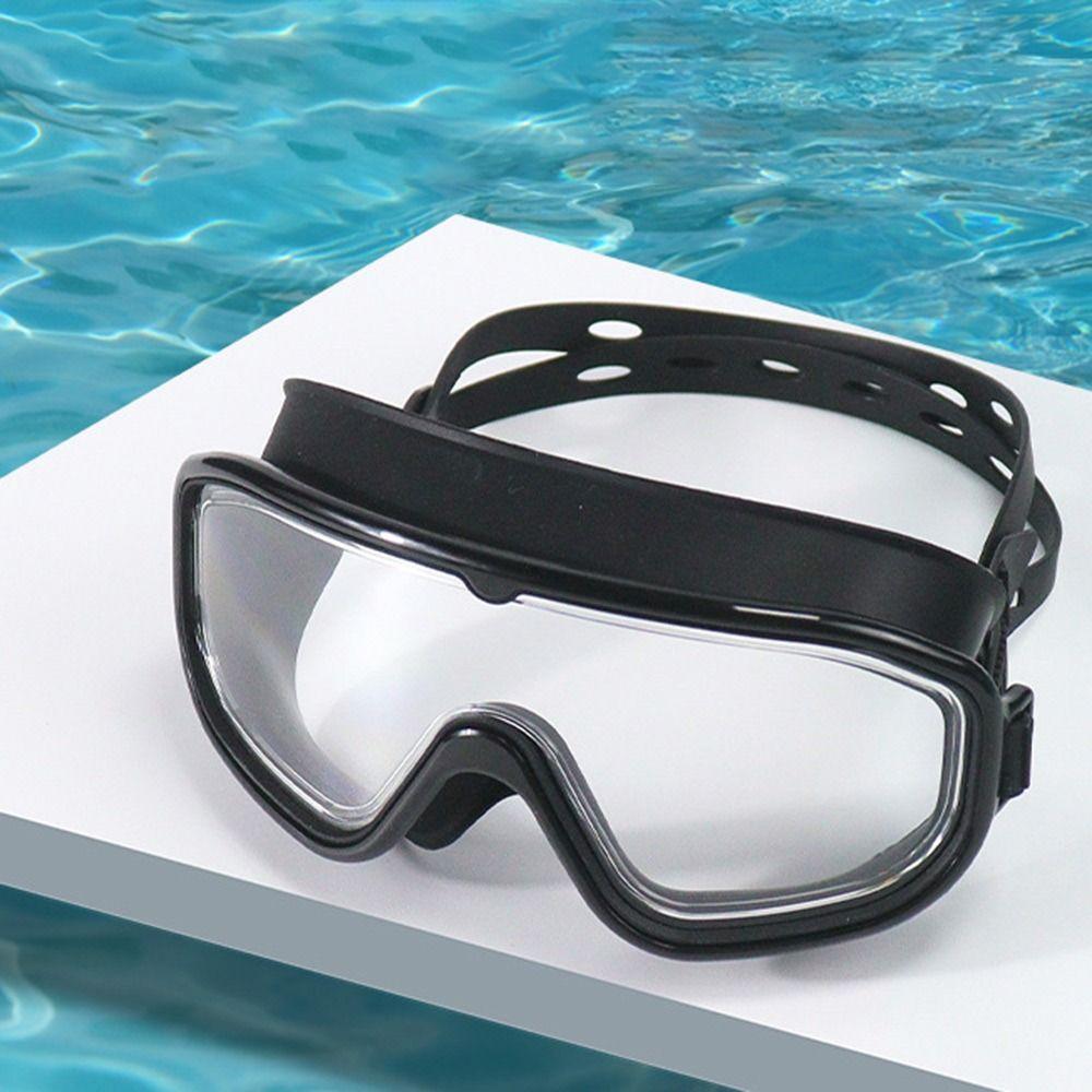 Wide View Swim Eyewear Big Frame Eyeglasses Useful Kids Swimming Goggles