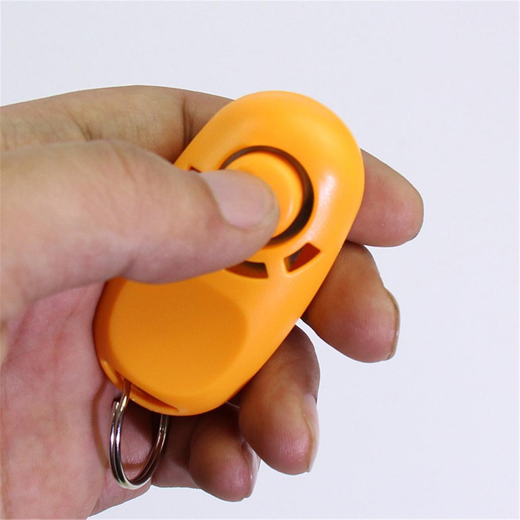 Dog Training Clicker Whistle Combo Lightweight Easy To Use Pet Training Clickers for Cats Birds Horses