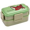 Lunch Box 2 Tiers 600ml for Women Antibacterial Fluffy Dome Lid Made In Japan Disney Zootopia Nick PFLW4AG