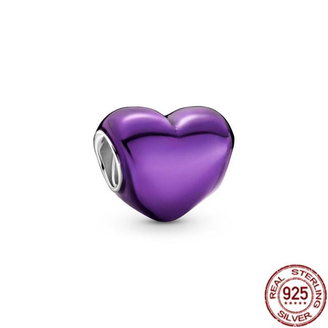 Подвеска-клипса, подвеска из стерлингового серебра 925 пробы, подходит для браслета, женский ювелирный подарок, красочный единорог, радуга