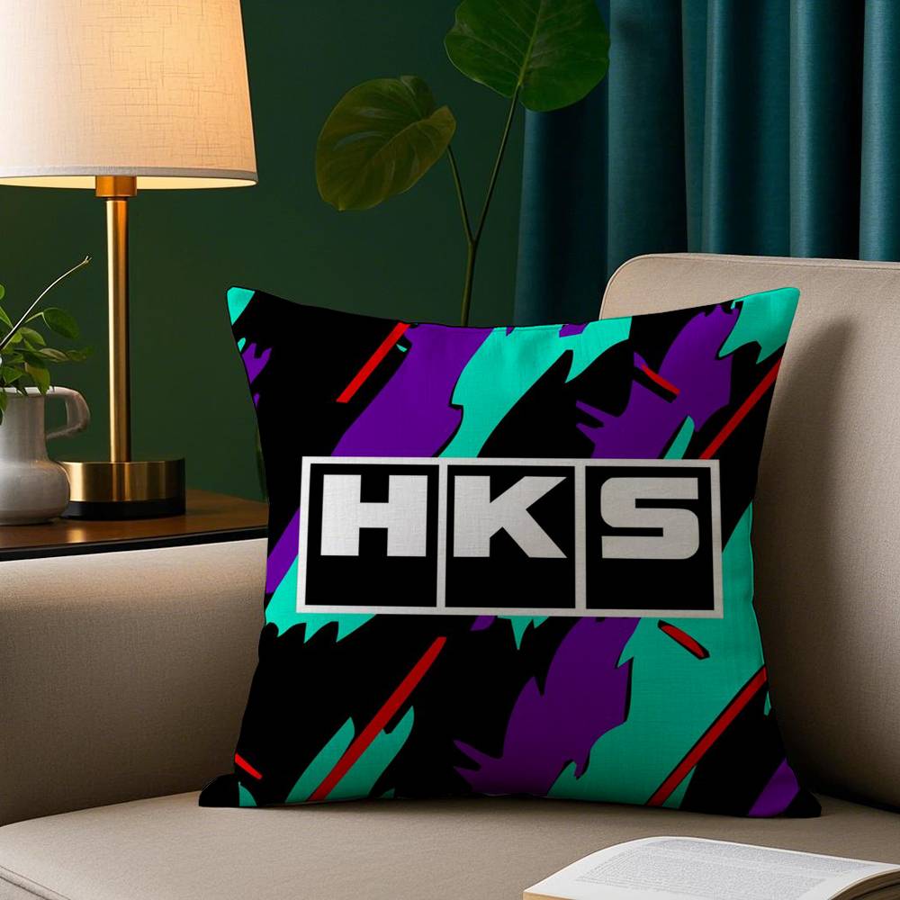 Крутая машина H-Hks Наволочка Плюшевая ткань Мягкая наволочка Двусторонняя печать Наволочка для диванной подушки