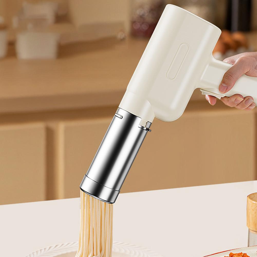 Ручная машина для приготовления спагетти и лапши с зарядкой через USB-порт. Приготовление настоящей домашней лапши. Электрическая машина для приготовления пасты и лапши.