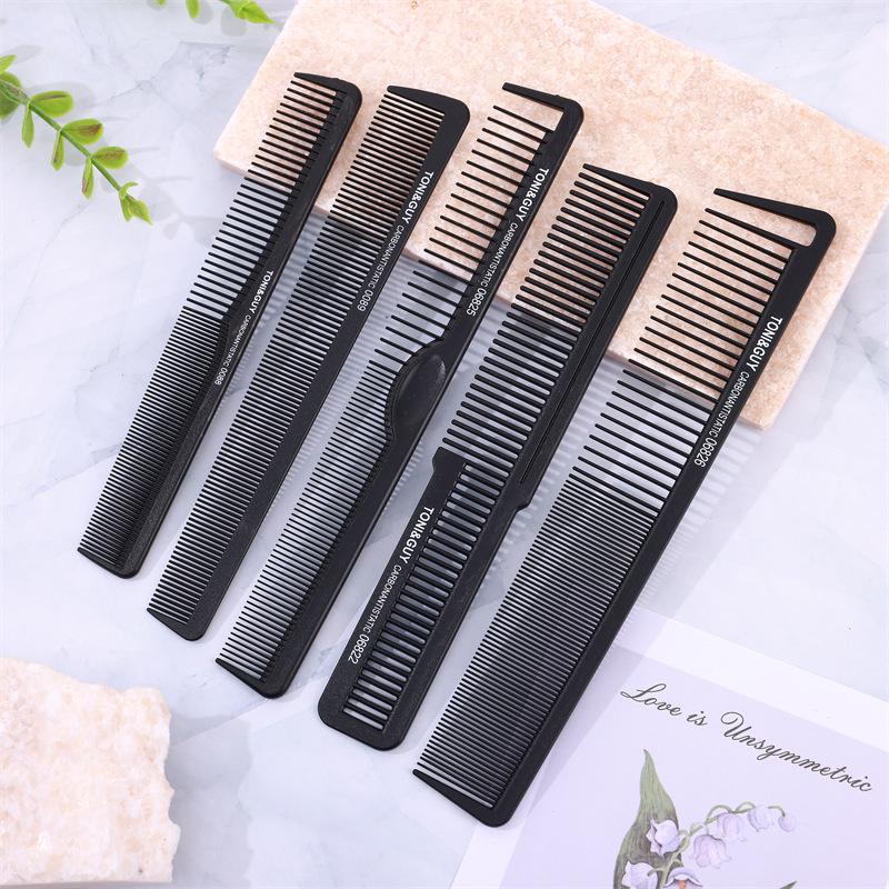 Heat Resistant Carbon Fiber Hairdressing Comb for Thinning and Children's Haircuts