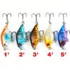 Приманка Rock Small Fat Искусственная приманка 4 см 4,6 г Черная Три крючка Бионическая твердая приманка Специальное рыболовное снаряжение