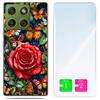 Etui Do Motorola Edge 70 Obudowa Foto Case Plecki Grafika Motyle + Szkło