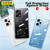 ESCASE Redmi Note12Pro+ Phone Case for Redmi Xiaomi 5G Version, Shockproof Full Protection/soft Case Ultra-Thin Silicone Simple Transparent Soft