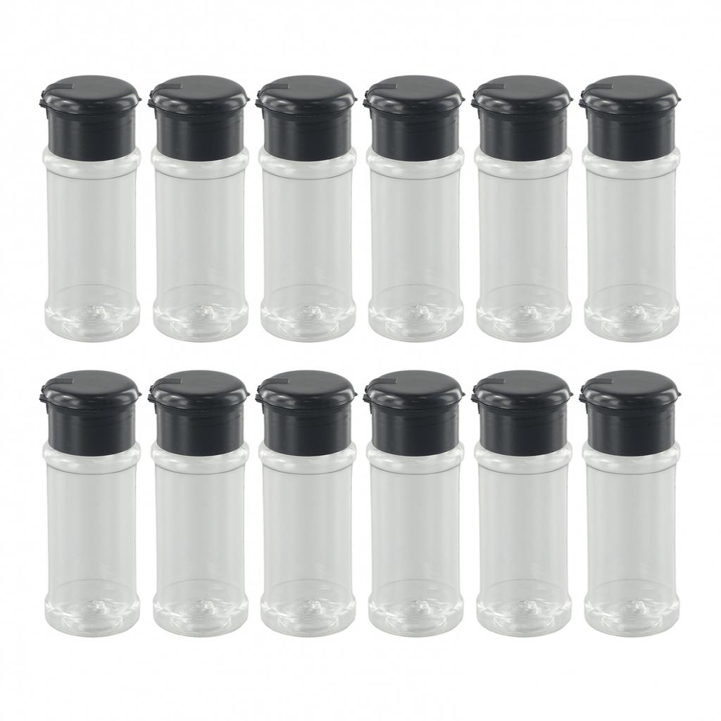 Соль Перец Контейнер для хранения Держатель Черный Ресторан Кухня