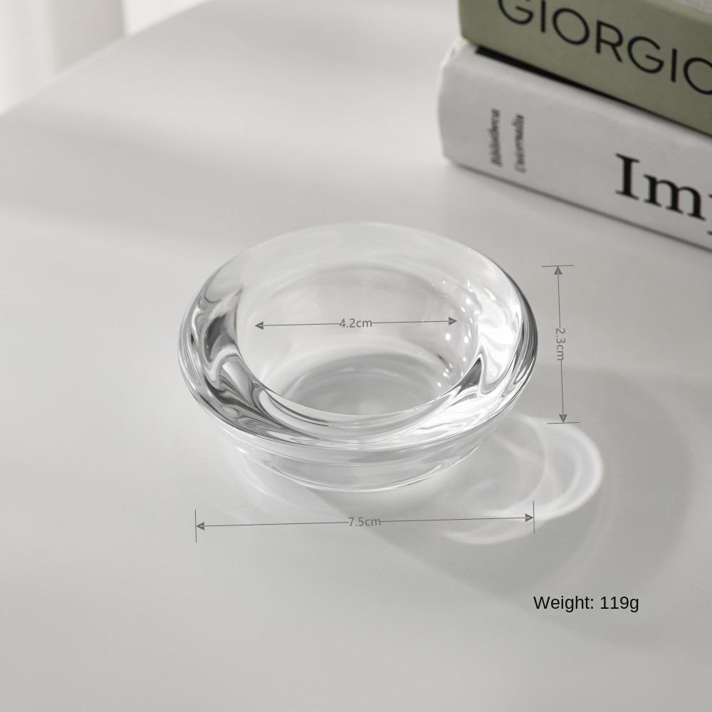 Hollow Wax Holder Round Glass Candle Holder New Candle Holder Glass Tea Light  Wedding