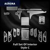 For Mercedes-Benz GLC 22-23 X254 Car Interior Center Console Transparent TPU Protective Film Anti-scratch Repair Film Accessory