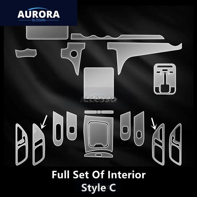 For Mercedes-Benz GLC 22-23 X254 Car Interior Center Console Transparent TPU Protective Film Anti-scratch Repair Film Accessory