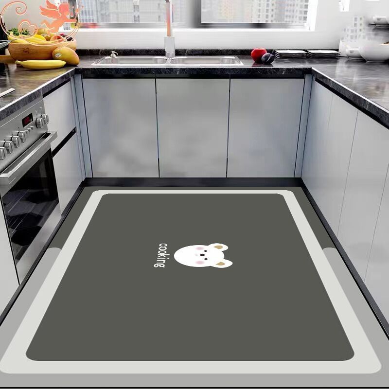 Кухонный Нескользящий ПВХ Ковер Большой Площади Грязеотталкивающий Водонепроницаемый Мягкий Коврик Ковер для Гостиной Балкон Маслостойкие Ковры Коврик для Ног