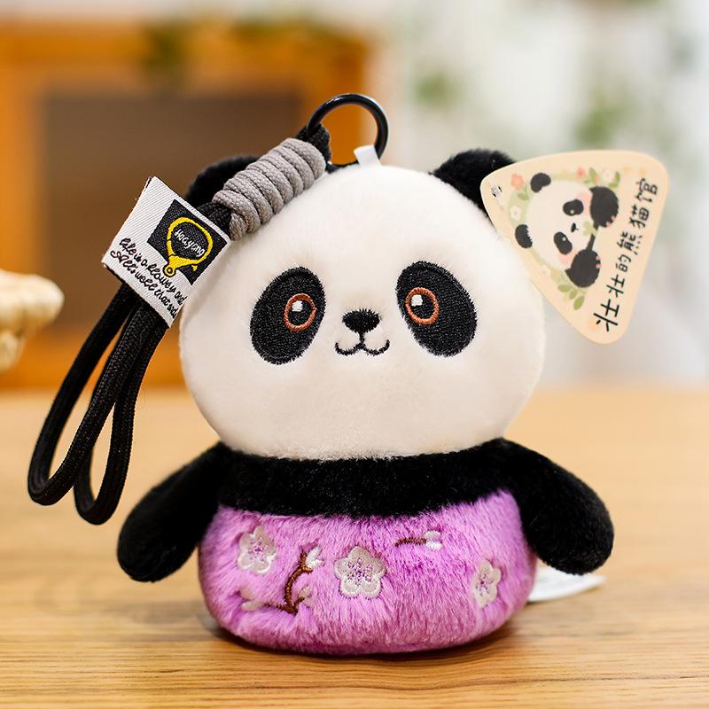 Плюшевая Панда Кукла Брелок для Рюкзака Брелок Подвеска