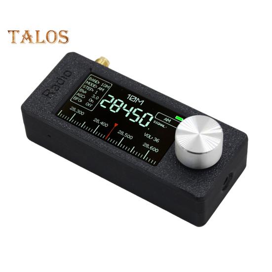 Портативное мини-радио 0,5-108 МГц с 1,9-дюймовым IPS-экраном, карманное мини-радио LSB/USB/AM/FM, вседиапазонный радиоприемник с антенной