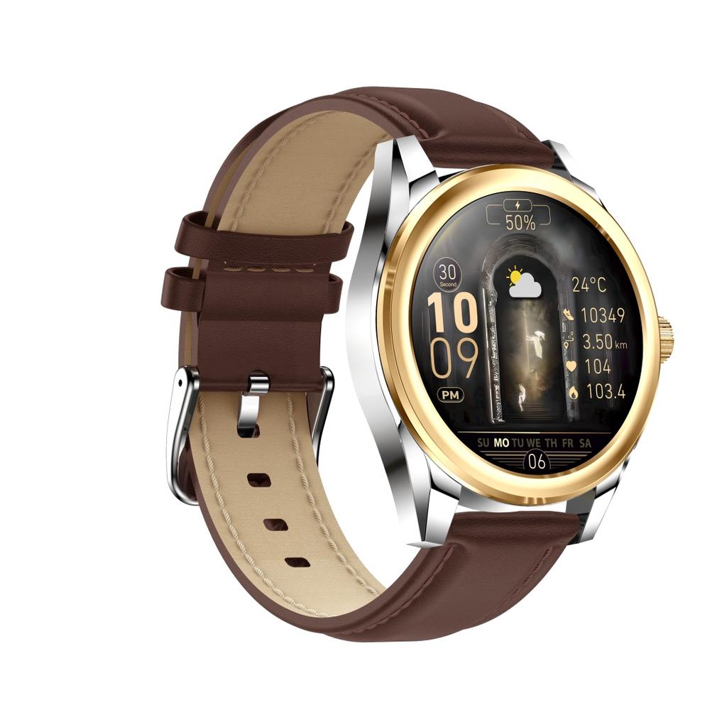 Rainbuvvy KC83 Bluetooth Call Smartwatch 1.43-дюймовый круглый экран JL7013A6 Android 1ATM водонепроницаемые часы 450 мАч поддержка нескольких языков пульсометр