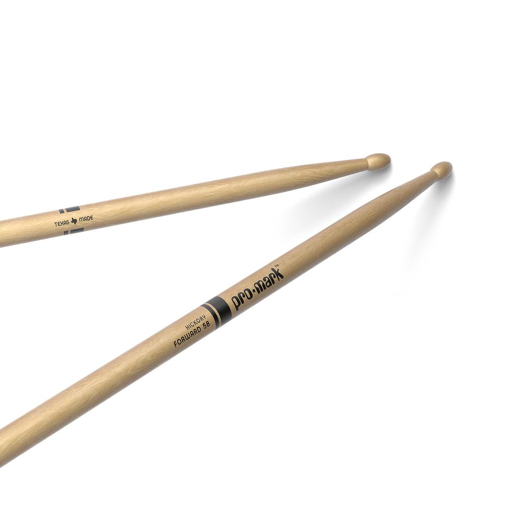PROMARK Hickory Wood Tip Drumsticks, 5B, TX5BW (406 X 15mm)