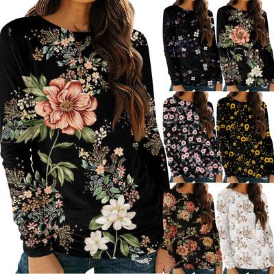 Женские рубашки с длинным рукавом и круглым вырезом, базовая футболка, повседневный топ, модные осенние наряды, приталенные футболки