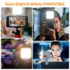Selfie Light Clip-on LED Light for Phone Laptop Tablet Computer Phone Light for Selfie Video Conference Zoom Photography Makeup