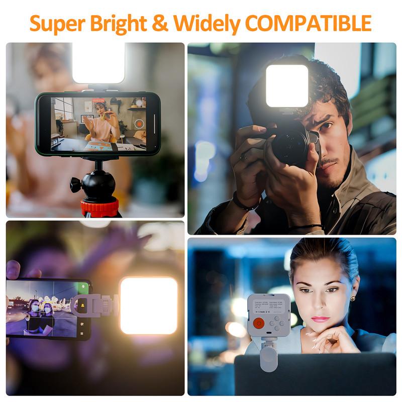 Selfie Light Clip-on LED Light for Phone Laptop Tablet Computer Phone Light for Selfie Video Conference Zoom Photography Makeup